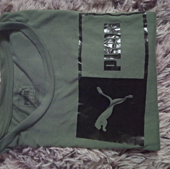 PUMA t-shirt Green - Picture 2 of 4